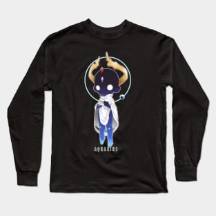 Zodiac Sign: Aquarius Long Sleeve T-Shirt